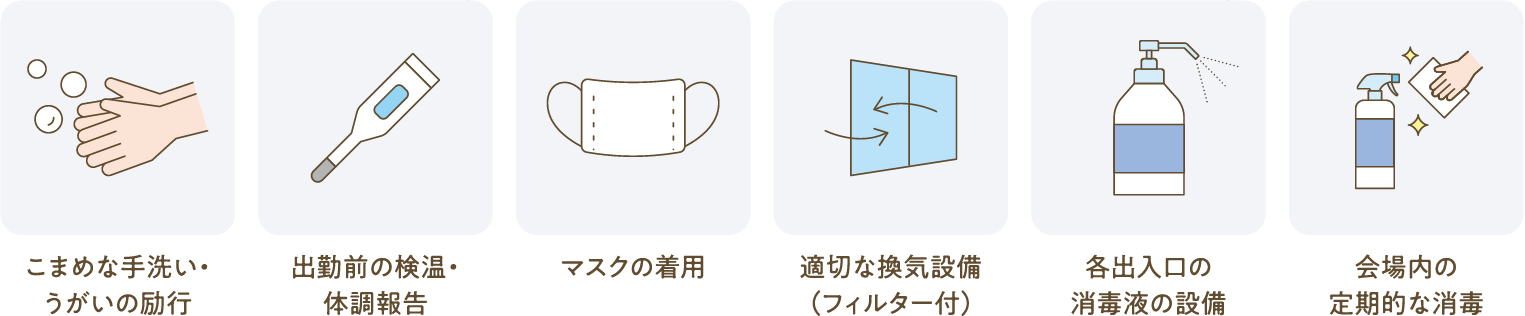 万全のコロナ対策